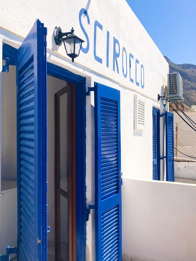 Scirocco Rooms Loutró Eksteriør bilde